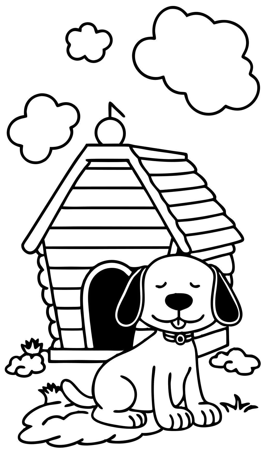 Página para colorear Snoopy